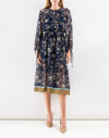 Semicouture Floral-print Midi Dress In Multicolor