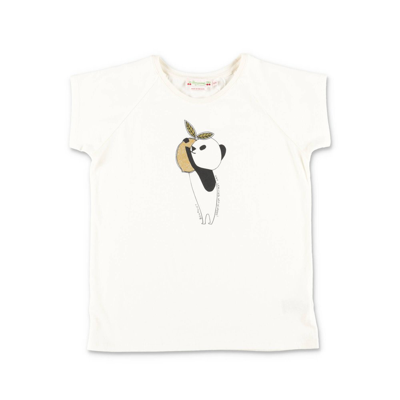 Bonpoint Kids' Asmae Graphic-pint T-shirt In Neutrals