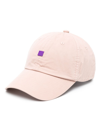 Acne Studios Micro Face Baseball Cap In Neutrals