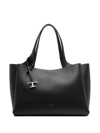 TOD'S T-PENDANT LEATHER TOTE BAG