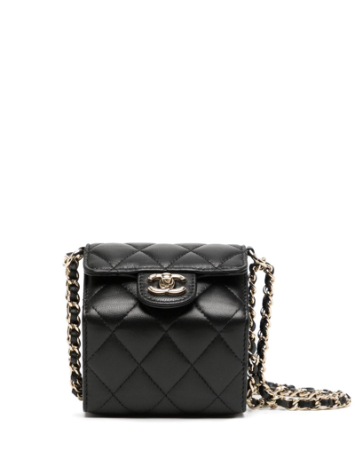 CHANEL Pre-Owned 1980-1990s Micro Classic Flap Belt Bag - Black for Women