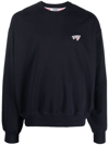 TOMMY JEANS LOGO-PATCH RIBBED SWEATSHIRT