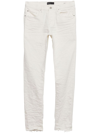 Purple Brand White P001 Crinkled Slim Jeans In White