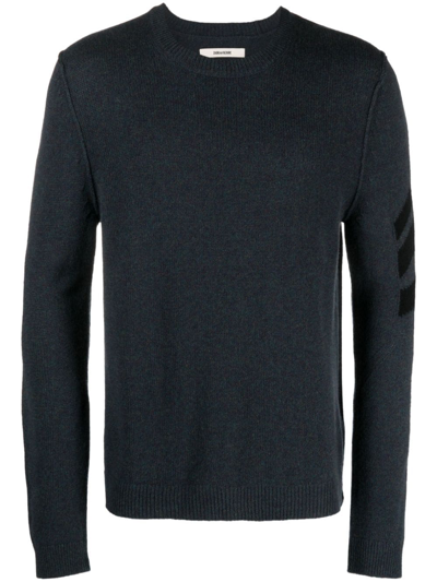 Zadig & Voltaire Kennedy Cashmere Jumper In Grey