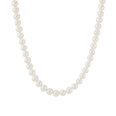 Aurate New York Classic Pearl Necklace 8mm In Yellow