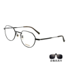SEIKO 【热销】男女款流行多边钛材全框眼镜架带偏光夹片HO-3098,6920346618586744132