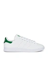 Adidas Originals Stan Smith 80s Low-top Sneakers In White & Green