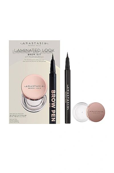 Anastasia Beverly Hills Laminated Brow Kit In Ebony