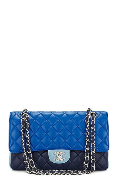 Pre-owned Chanel Matelasse 25 Chain Shoulder Bag In Blue