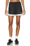Amiri Logo Nylon Track Shorts In Black