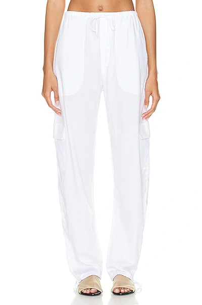 Leset Yoko Cargo Pant In White