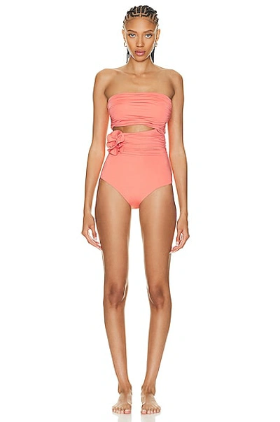 Maygel Coronel Cartago Swimsuit In Tropical Pink
