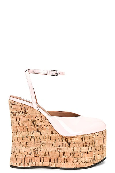 Alaïa Wedge Pump In Rose Dragee