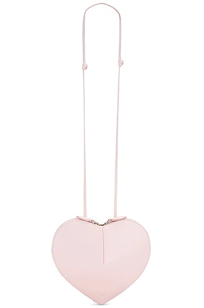 Alaïa Le Coeur Leather Shoulder Bag In Peche