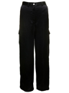 Theory Cargo Pant Crushed A In Black
