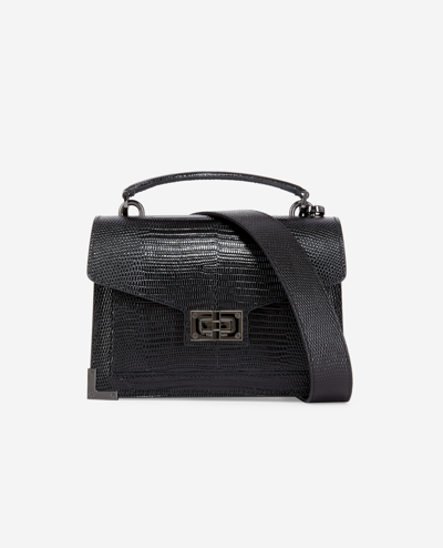 The Kooples Emily Small Leather Satchel In Black