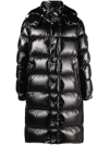 MONCLER HOODED DOWN COAT