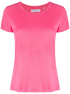 Madison.maison Short-sleeved Cotton-jersey T-shirt In Rosa