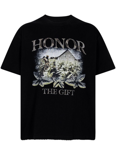 Honor The Gift D-holiday Tobacco Field Ss Tee In Black