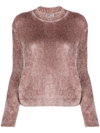 Herno Resort Chenille Jumper In Beige
