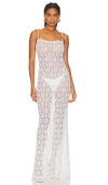 Retroféte Landy Dress In White