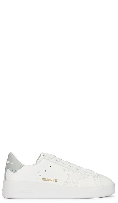 Golden Goose White Leather Purestar Sneakers