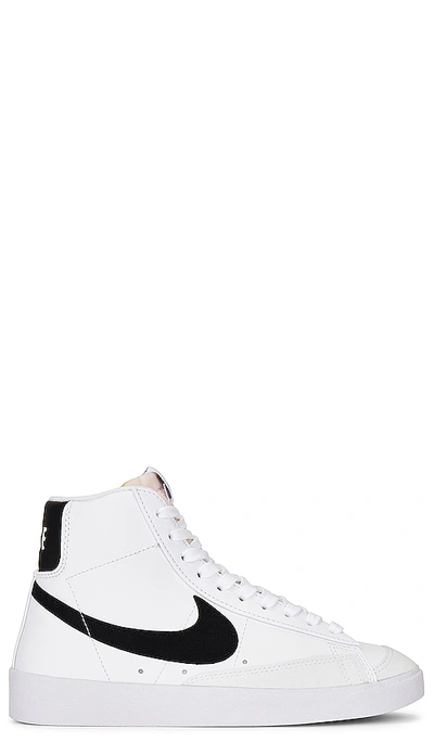 Nike Blazer Mid '77 Next Nature Sneaker In White & Black