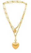 JENNY BIRD X REVOLVE PUFFY HEART CHAIN NECKLACE