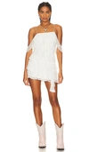 Loveshackfancy Women's Sobine Lace Ruffled Minidress In Antique White