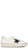 Golden Goose Hi Star Low-top Sneakers In White  Black  & Ivory