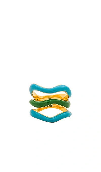 Joanna Laura Constantine Multi Wave Ring In Gold