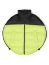 Mm6 Maison Margiela Embroidered-logo Padded Gilet In Green