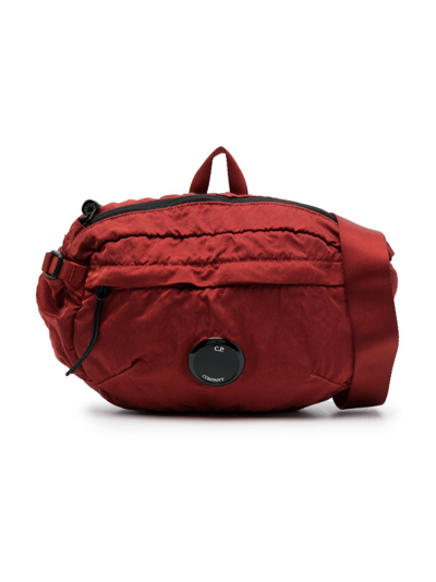 C.p. Company Kids' Lens Detail Shoulder Bag In Red