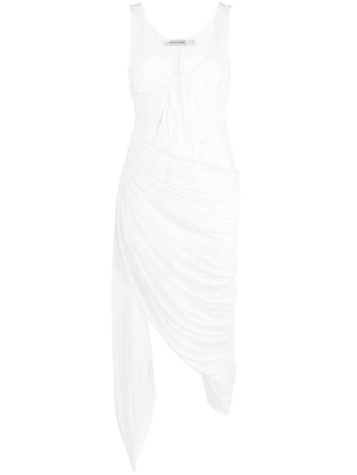 Christopher Esber Comosum Clash Underwire Dress In White