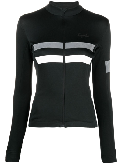Rapha Brevet Long-sleeve Cycling Jersey In Black
