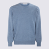 BRUNELLO CUCINELLI BRUNELLO CUCINELLI BLUE BERRY CASHMERE SWEATER