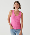 Michael Stars Maya V-neck Tank In Dturm