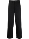 WTAPS LOGO PATCH STRAIGHT-LEG TROUSERS