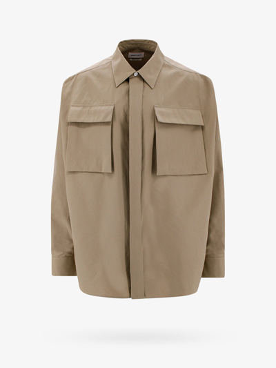 Alexander Mcqueen Shirt In Beige