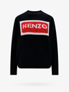 Kenzo Logo Cotton Sweatshirt In Black