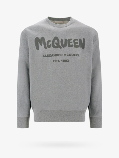 Alexander Mcqueen Sweatshirt In Grey