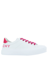 Givenchy Logo-print Leather Low-top Sneakers In White