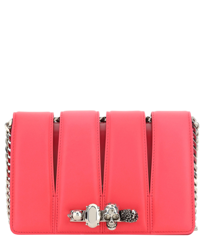 Alexander Mcqueen The Slash Crossbody Bag In Pink