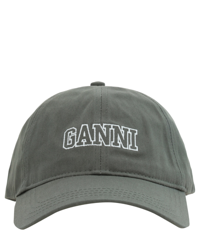 Ganni Hat In Green