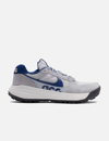 Nike Acg Lowcate Suede- And Rubber-trimmed Mesh Sneakers In Grey
