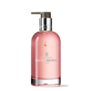 MOLTON BROWN MOLTON BROWN DELICIOUS RHUBARB AND ROSE FINE LIQUID HAND WASH IN GLASS BOTTLE 200ML