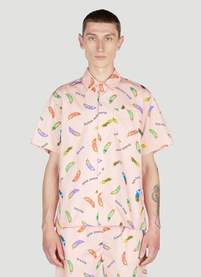 Human Made Feather Aloha Shirt In Pink