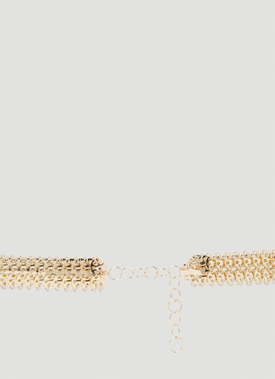 Rabanne 1969 Chainmail Waist Belt In Gold