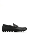 Tod's Leather Loafers In Black