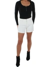 Jen7 By 7 For All Mankind Womens Jean Midi Denim Shorts In White
